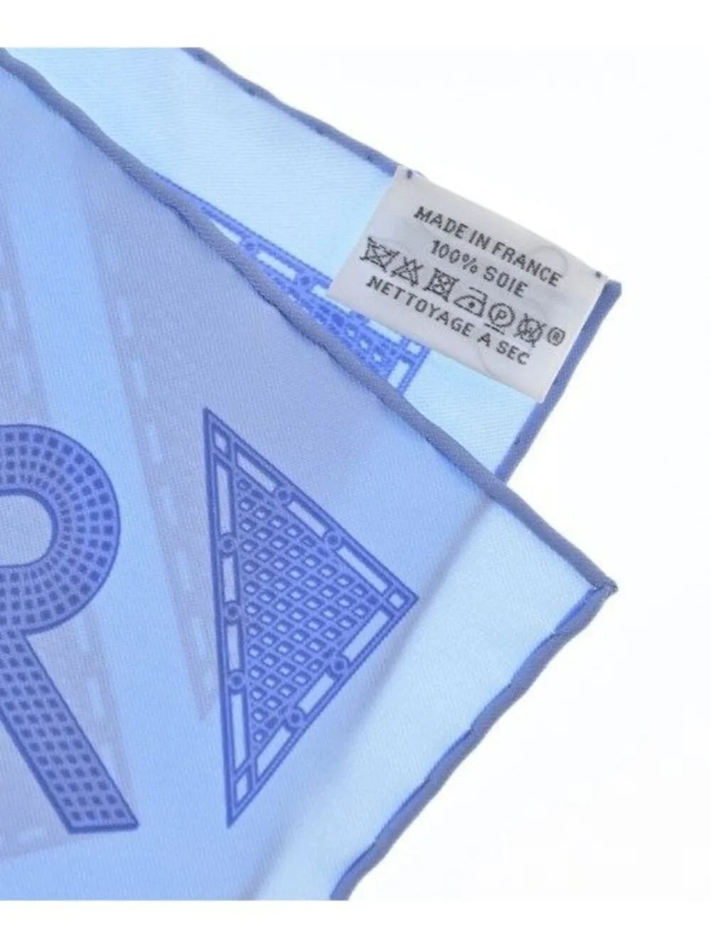 Hermes Bandana Scarf Blue